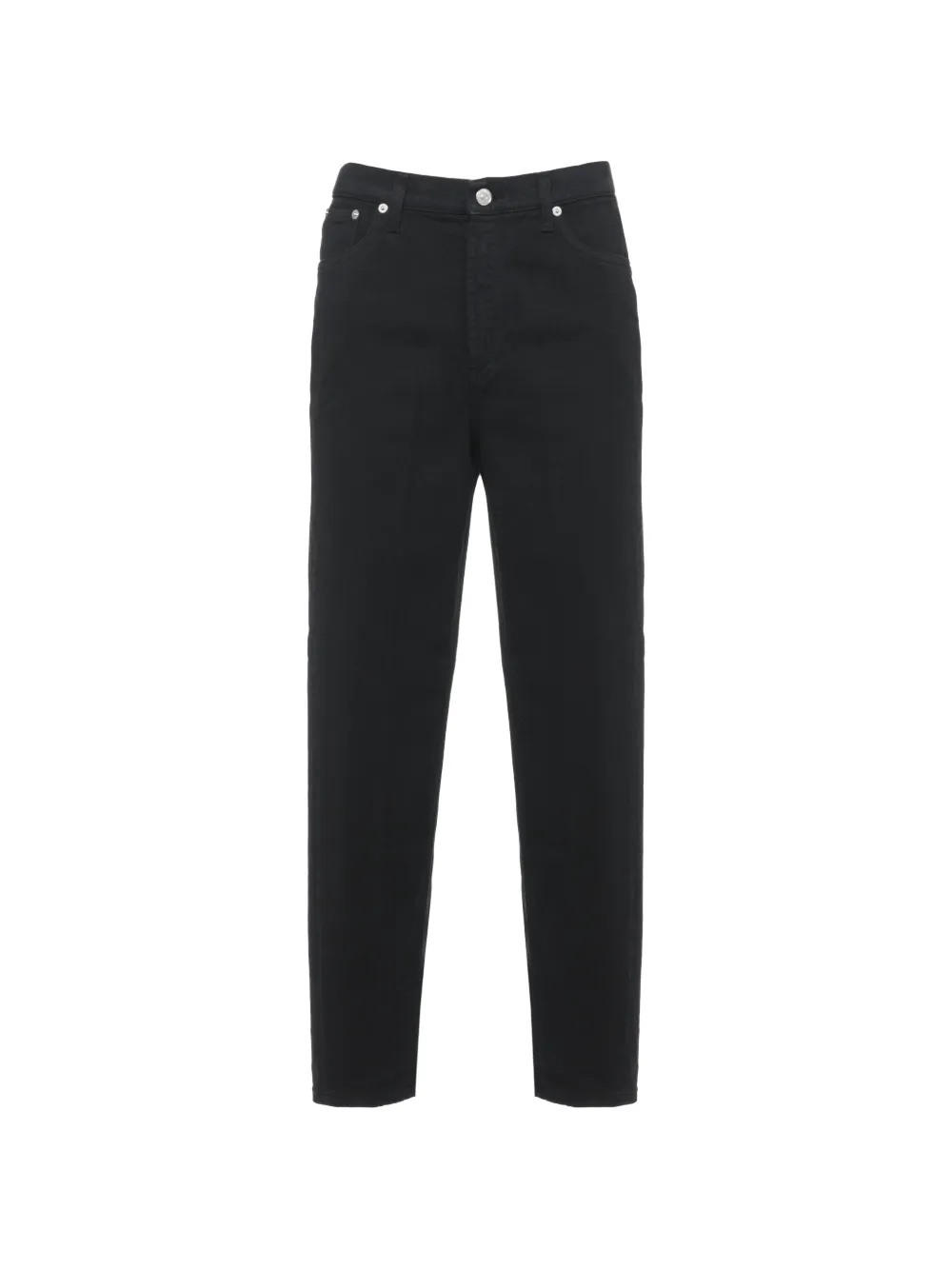 DONDUP logo-plaque jeans Zwart