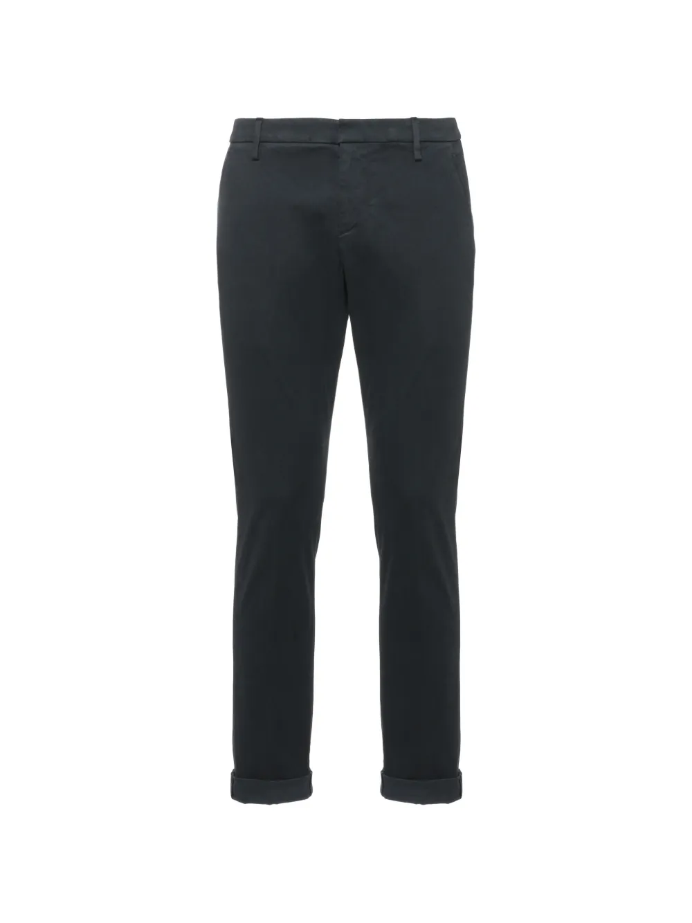 DONDUP logo-plaque turn-up trousers Grijs