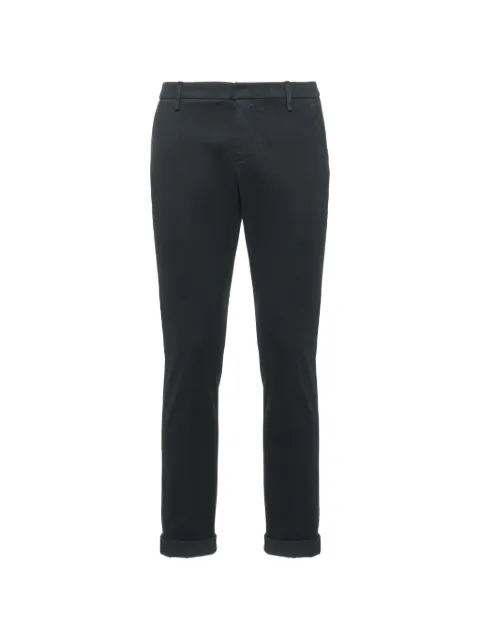 DONDUP logo-plaque turn-up trousers