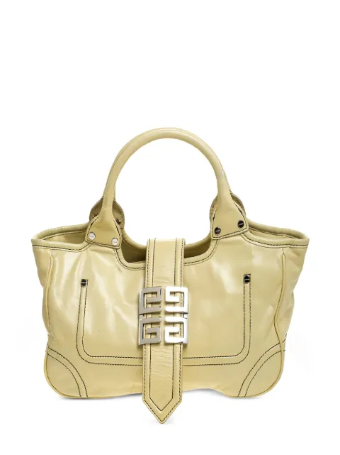 Givenchy Pre-Owned logo-flap leather tote bag