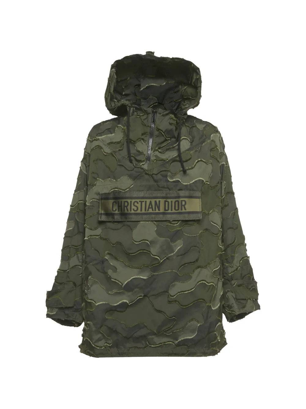 Christian Dior Pre-Owned camouflage fil coupé jacket - Verde