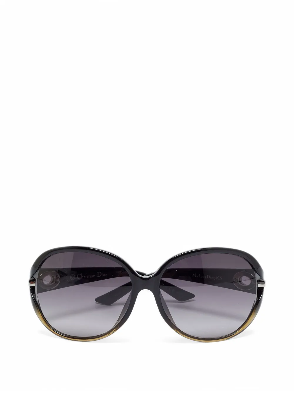 Christian Dior Pre-Owned Lady Dior crystal-embellished sunglasses - Nero
