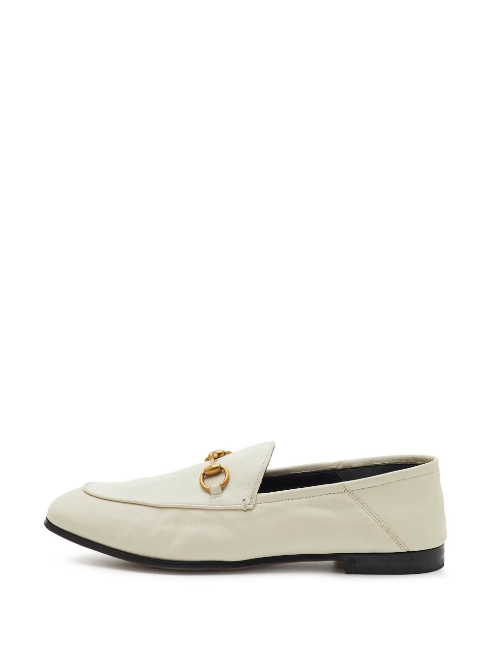 Gucci Pre-Owned Brixton Horsebit loafers - Nude