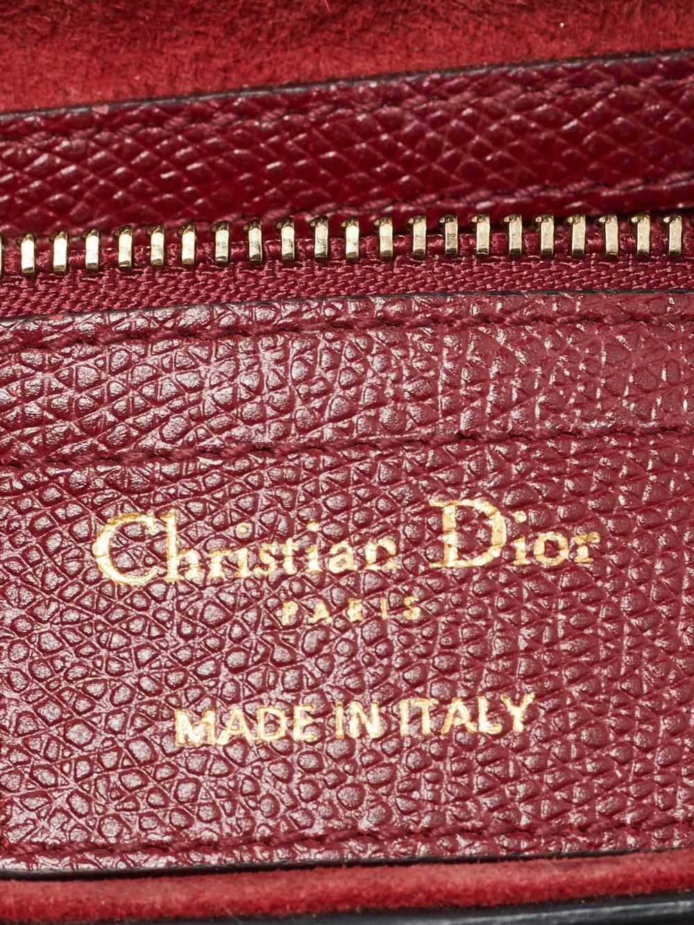 Christian Dior Pre-Owned 2019 Saddle leren schoudertas Rood