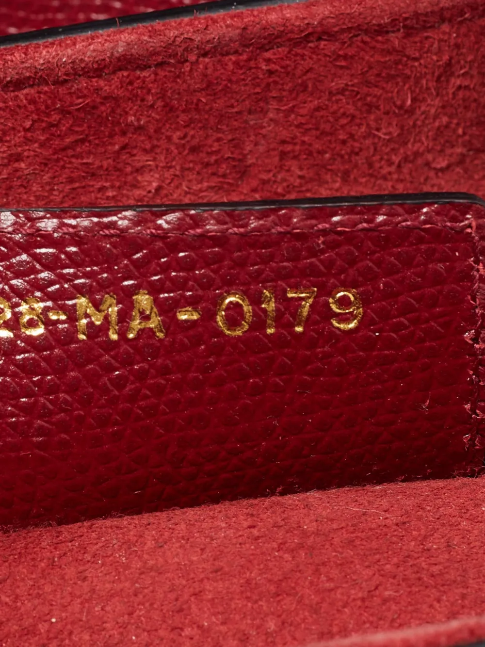 Christian Dior Pre-Owned 2019 Saddle leren schoudertas Rood