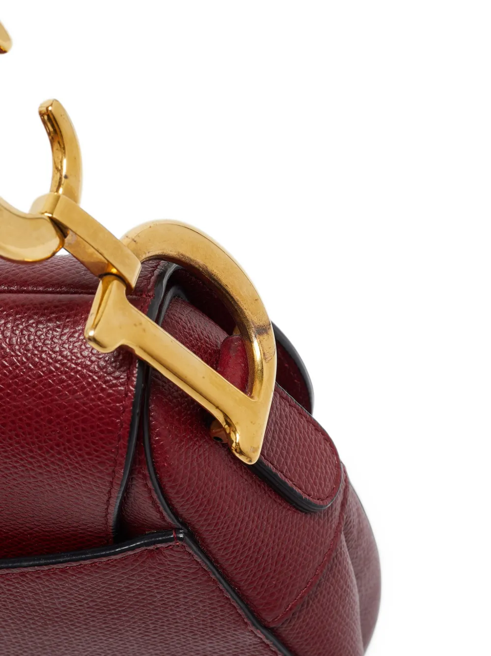 Christian Dior Pre-Owned 2019 Saddle leren schoudertas Rood
