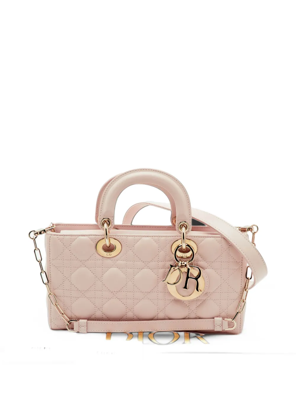 Christian Dior Pre-Owned 2024 Lady D-Joy Cannage tote bag Roze