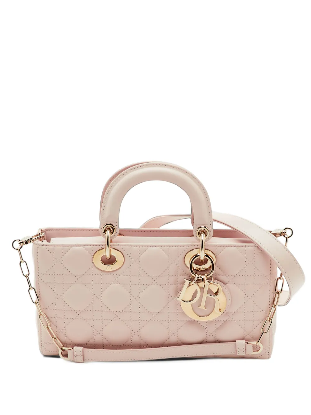 Christian Dior Pre-Owned 2024 Lady D-Joy Cannage tote bag - Rosa