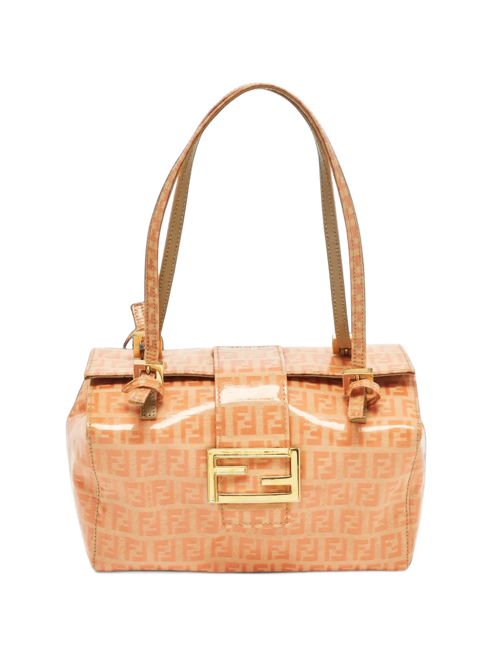 Fendi Pre-Owned Mamma Baguette Zucchino shopper Oranje