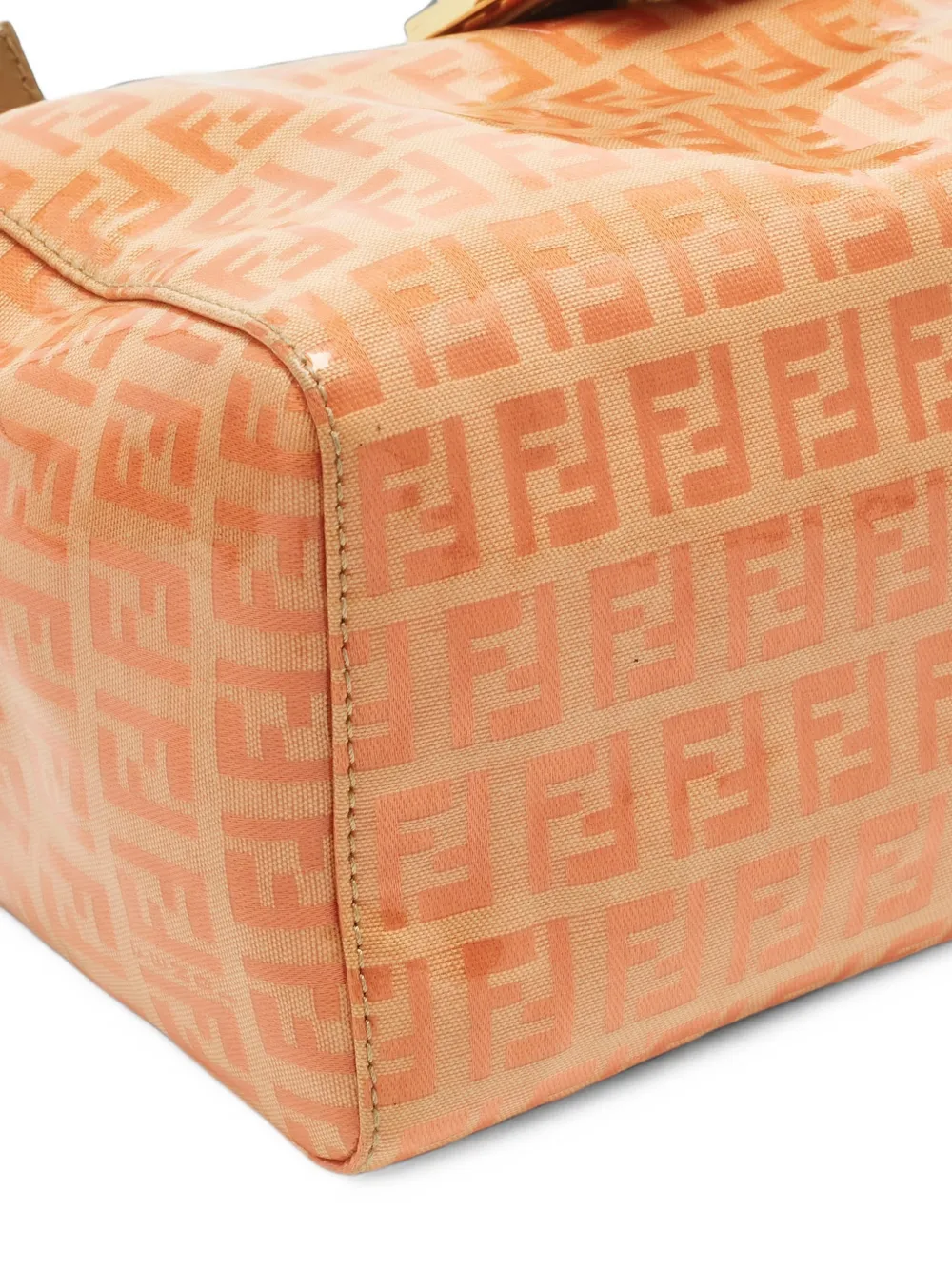 Fendi Pre-Owned Mamma Baguette Zucchino shopper Oranje