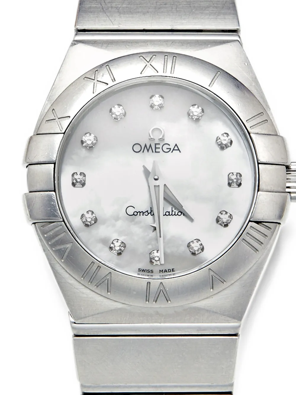 Pre-owned Omega Constellation 27mm Watch In 白色