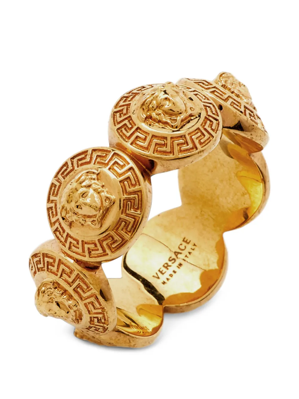 Versace Pre-Owned Tribute Medusa band ring - Oro