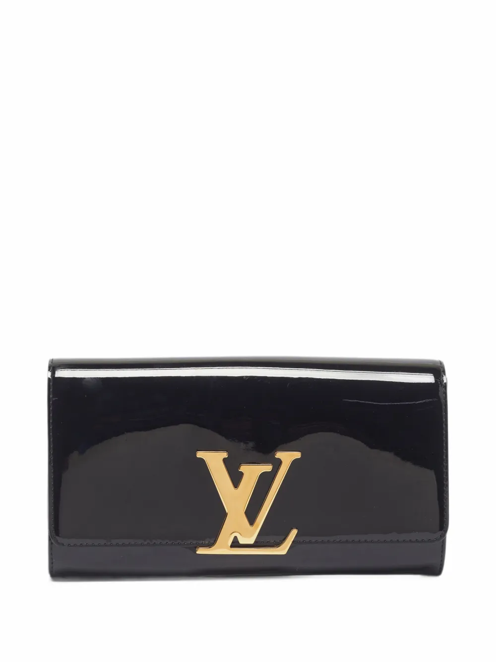 Louis Vuitton Pre-Owned 2014 Louise Vernis clutch bag - Black