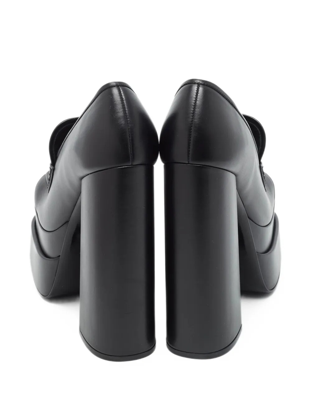 Pre-owned Versace Aevitas Platform Pumps In Black