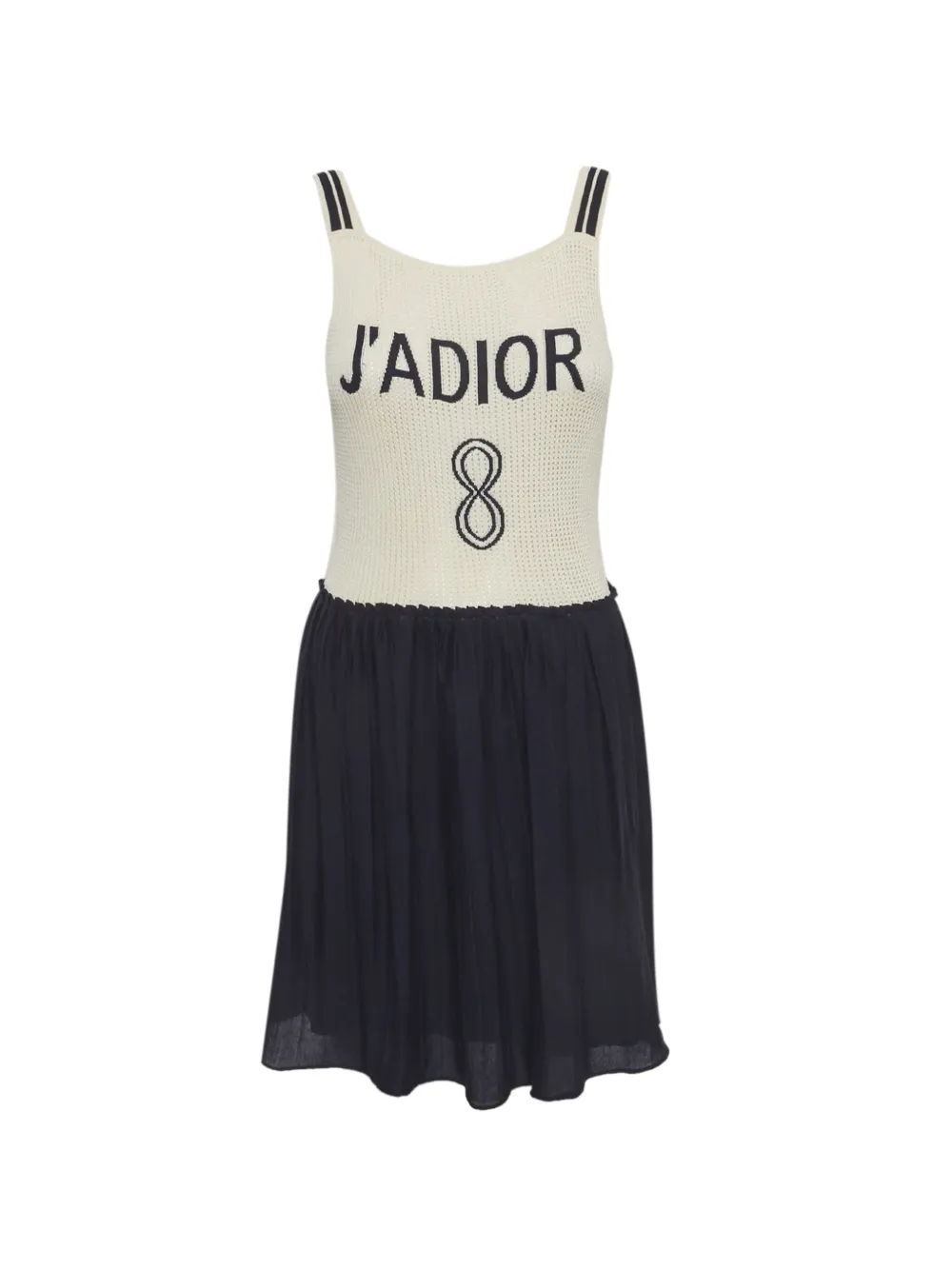 Christian Dior Pre-Owned J'Adior knit mini dress - Neutrals