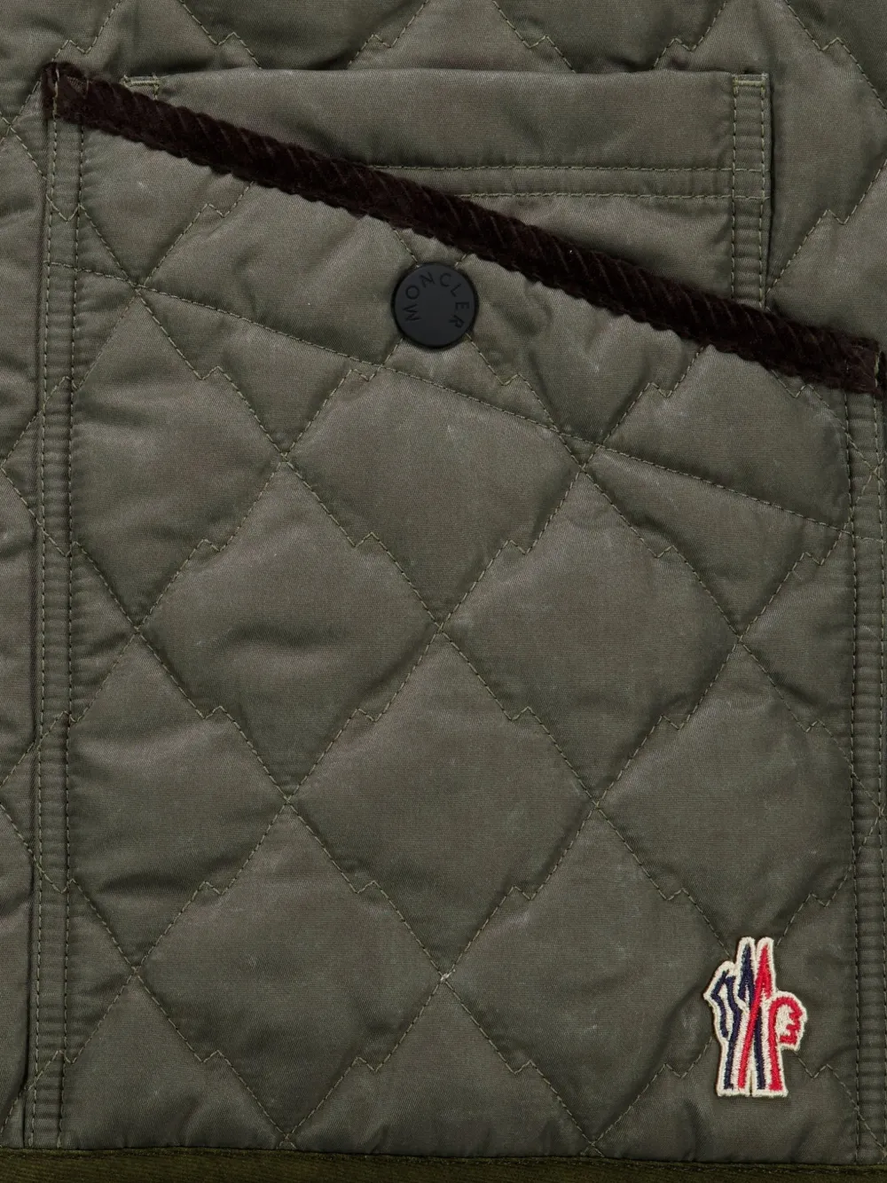 Moncler Grenoble Ilmen quilted gilet Groen