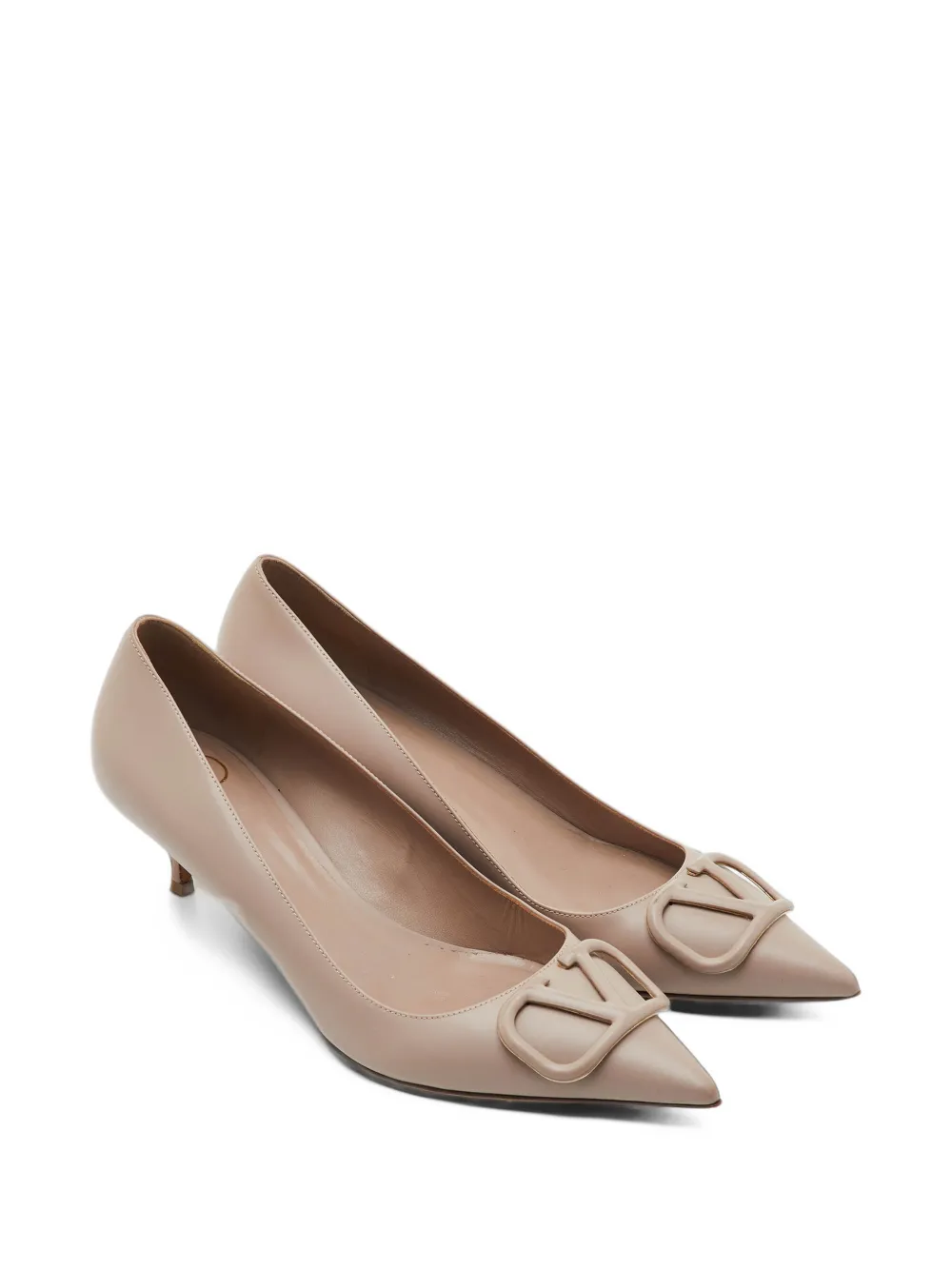 Valentino Garavani Pre-Owned VLogo pointed toe pumps - Rosa