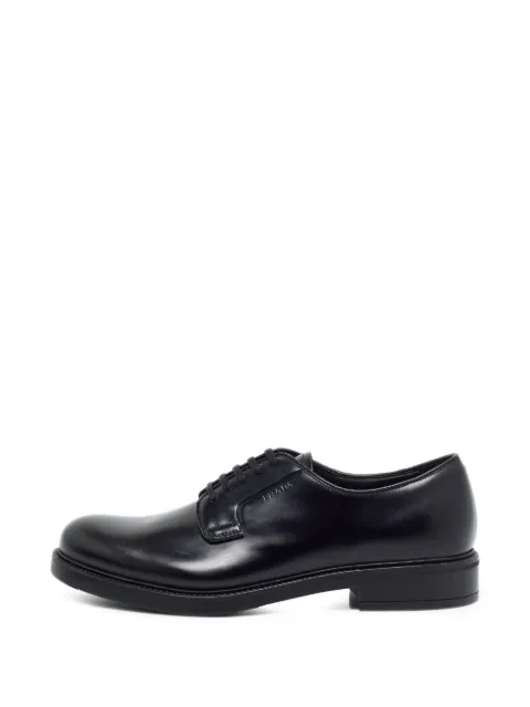 Prada Pre-Owned Spazzolato lace-up Oxfords