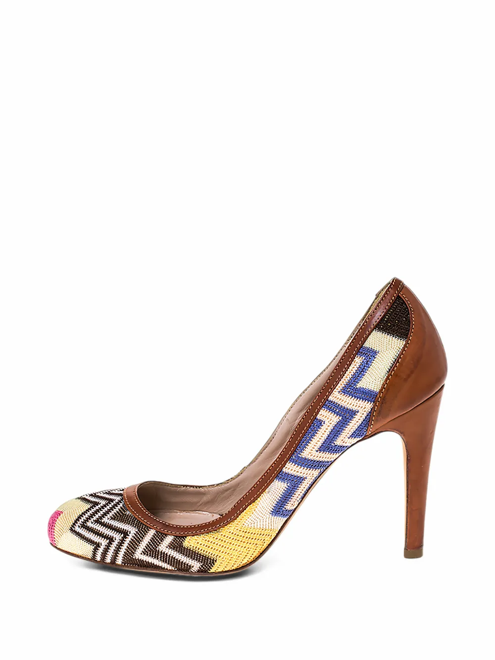Missoni Pre-Owned patterned knit-fabric pumps - Neutrals