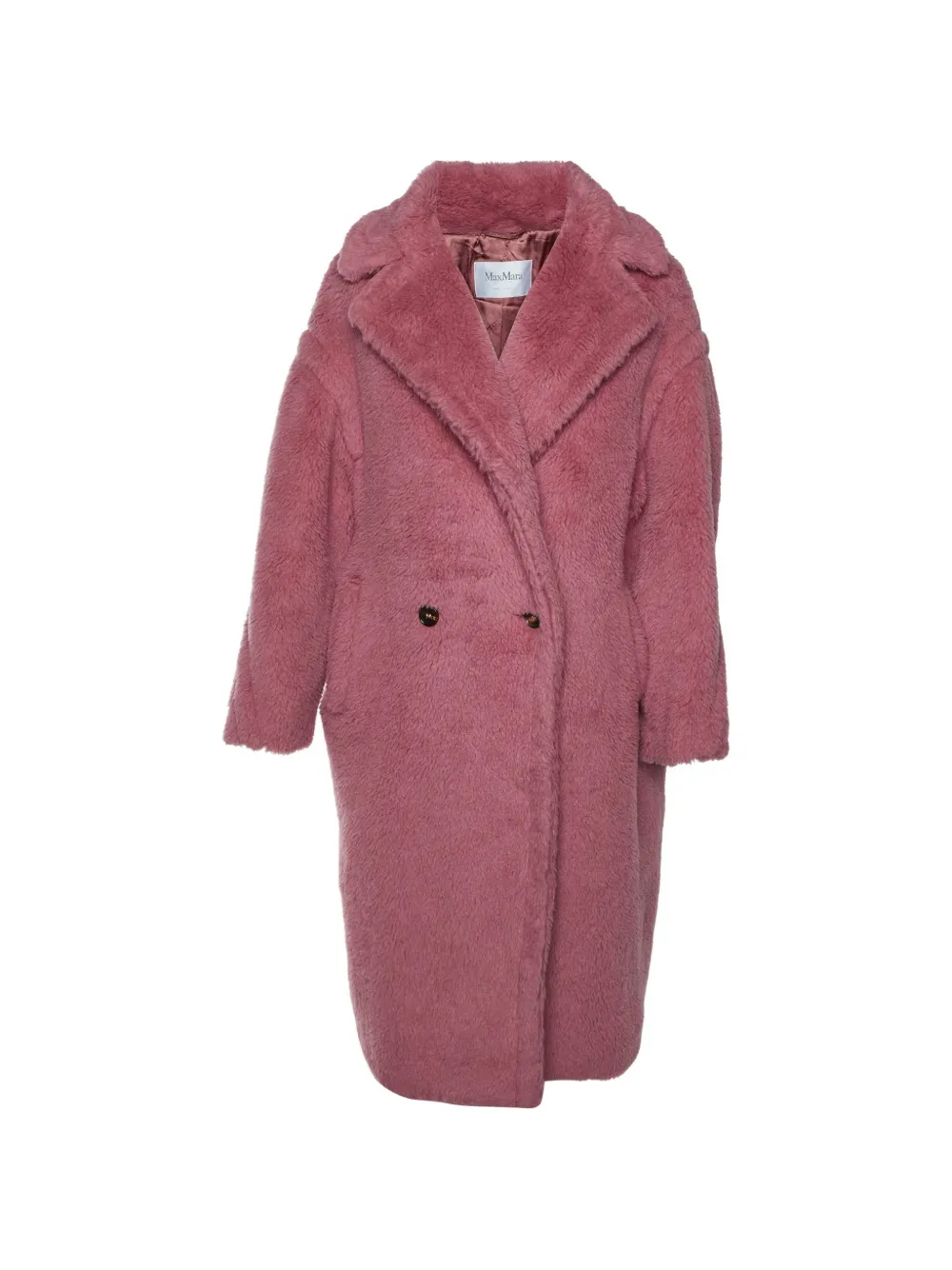 Max Mara Teddy Bear Icon double-breasted coat - Rosa