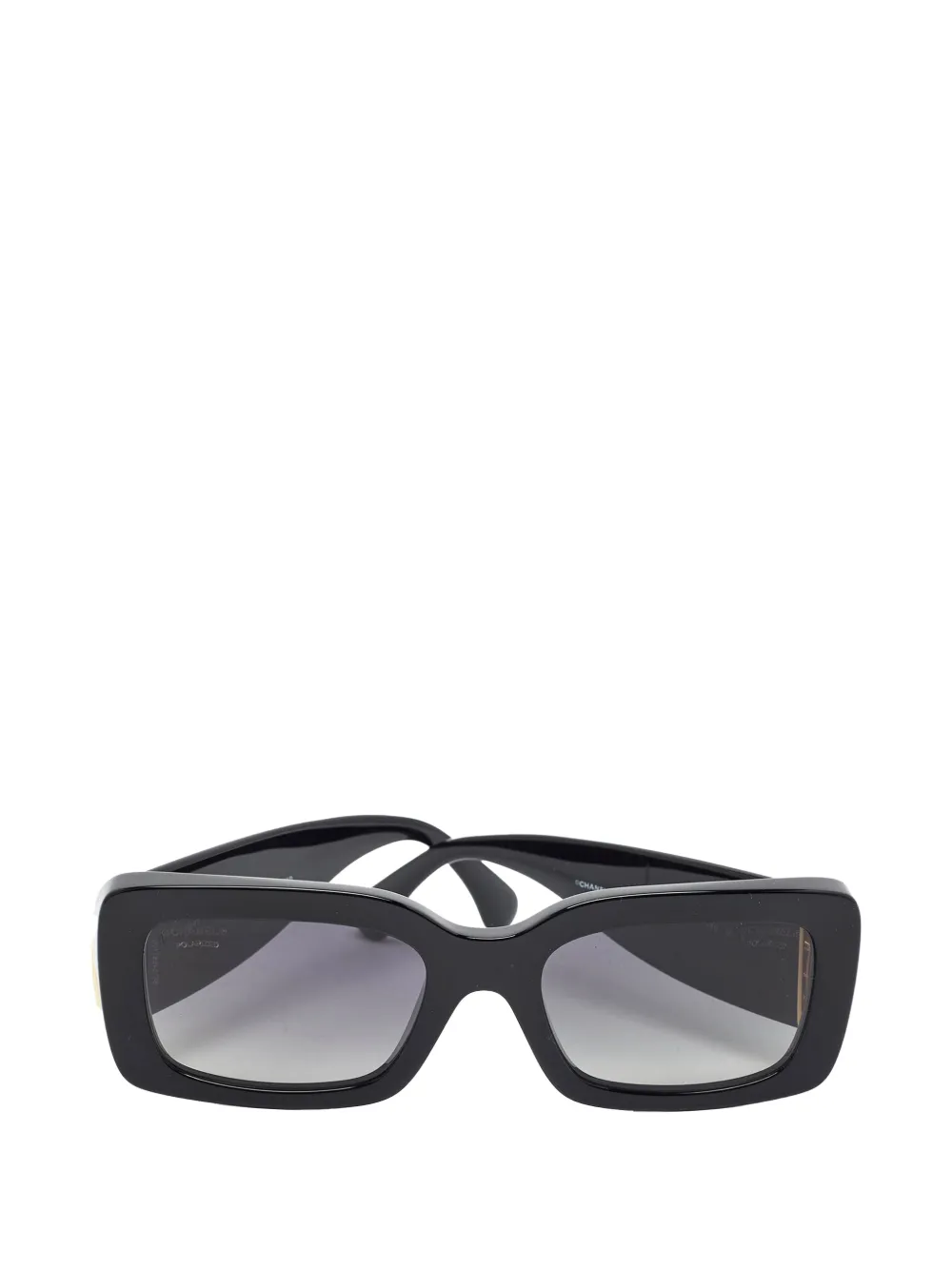 CHANEL Pre-Owned CC rectangle sunglasses - Nero
