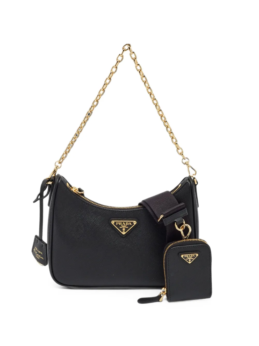 Prada Pre-Owned Re-Edition 2005 Saffiano Lux shoulder bag - Nero