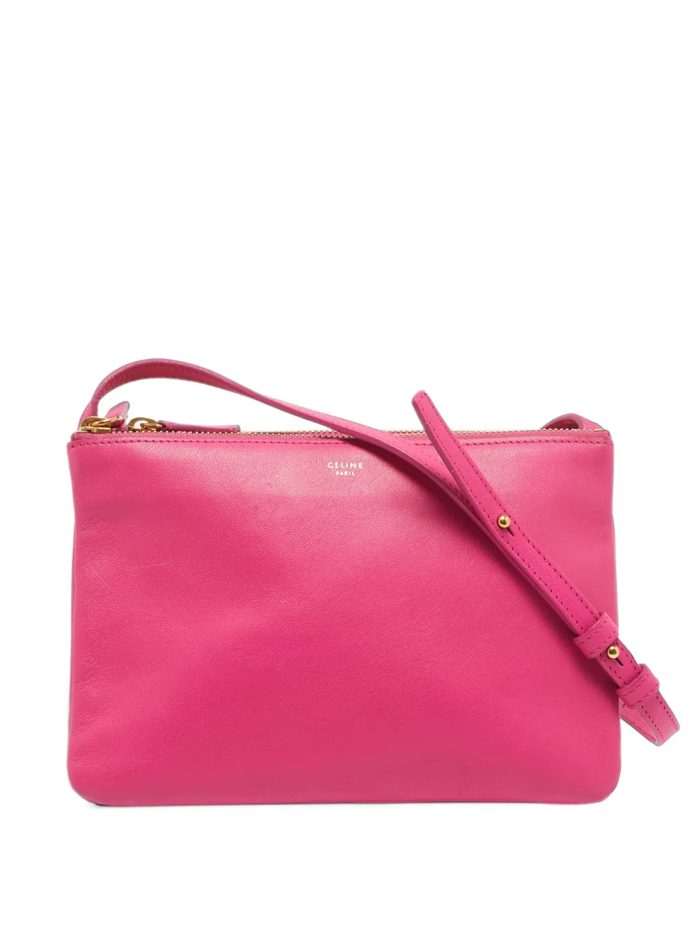 Celine Pre-Owned 2014 small Trio cross body bag - Rosa