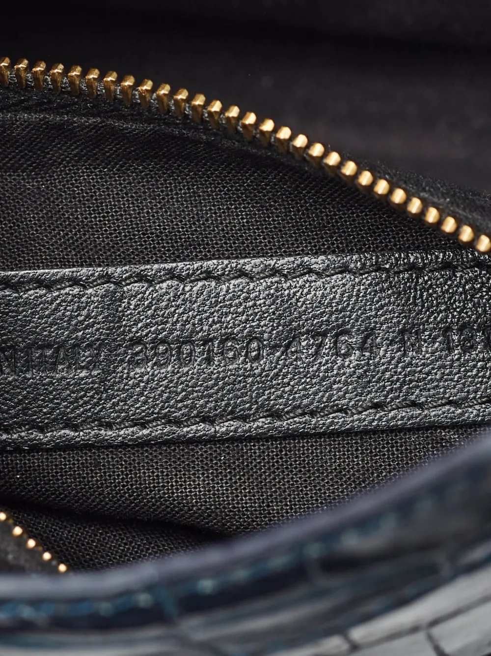 Balenciaga Pre-Owned Metallic Edge City mini-shopper Blauw