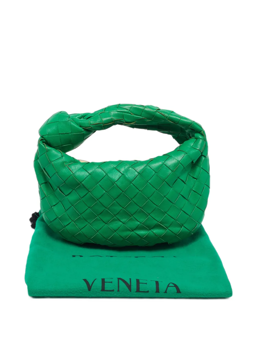 Bottega Veneta Pre-Owned mini Intrecciato Jodie handbag Groen