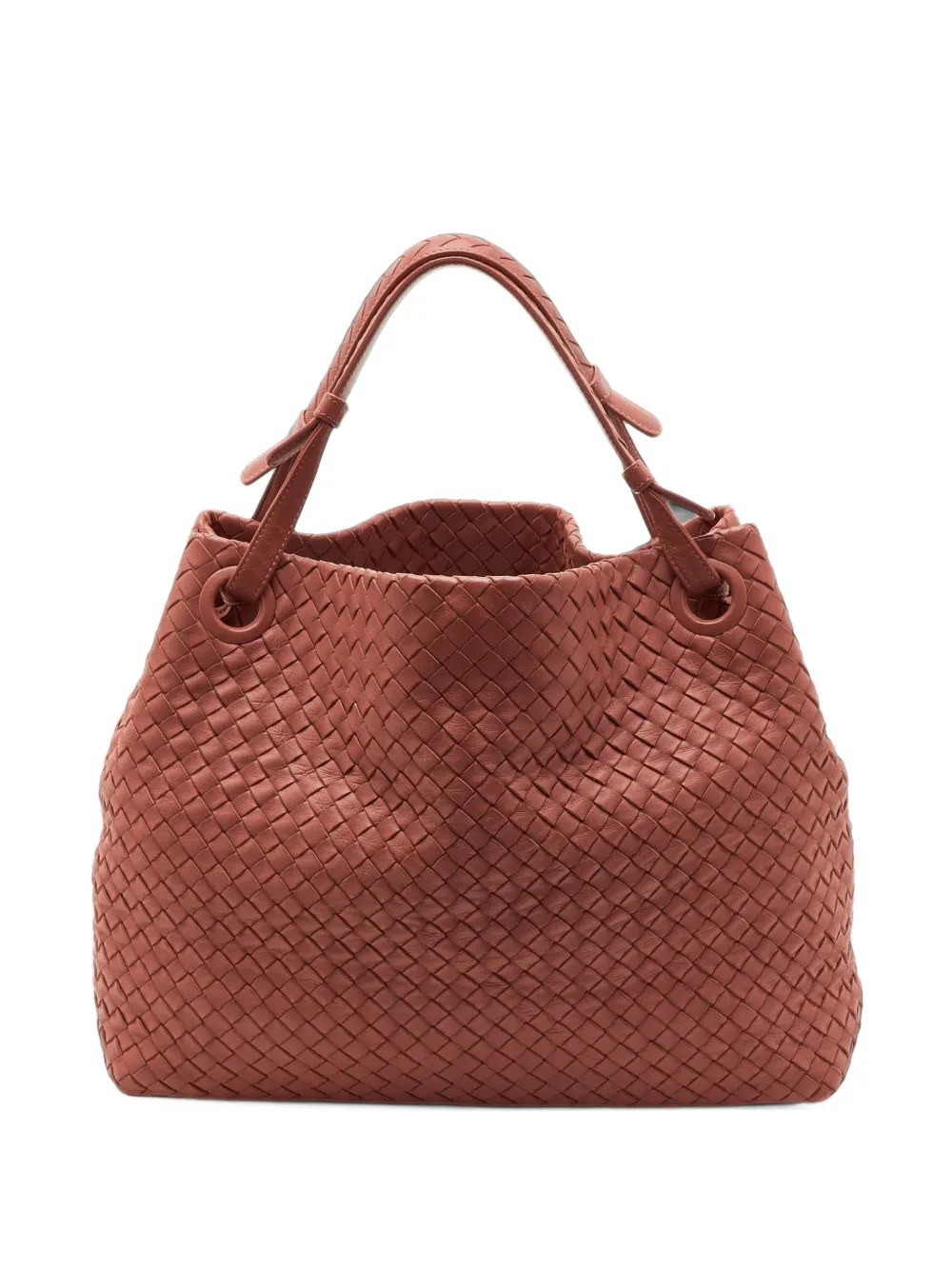 Bottega Veneta Pre-Owned medium Garda Intrecciato tote bag - Red