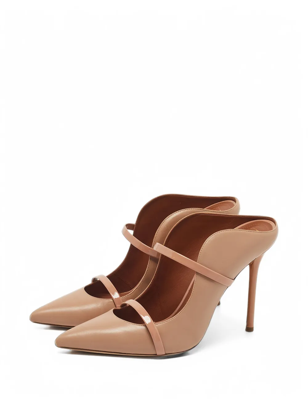 Malone Souliers Maureen pointed-toe mules - Neutrals