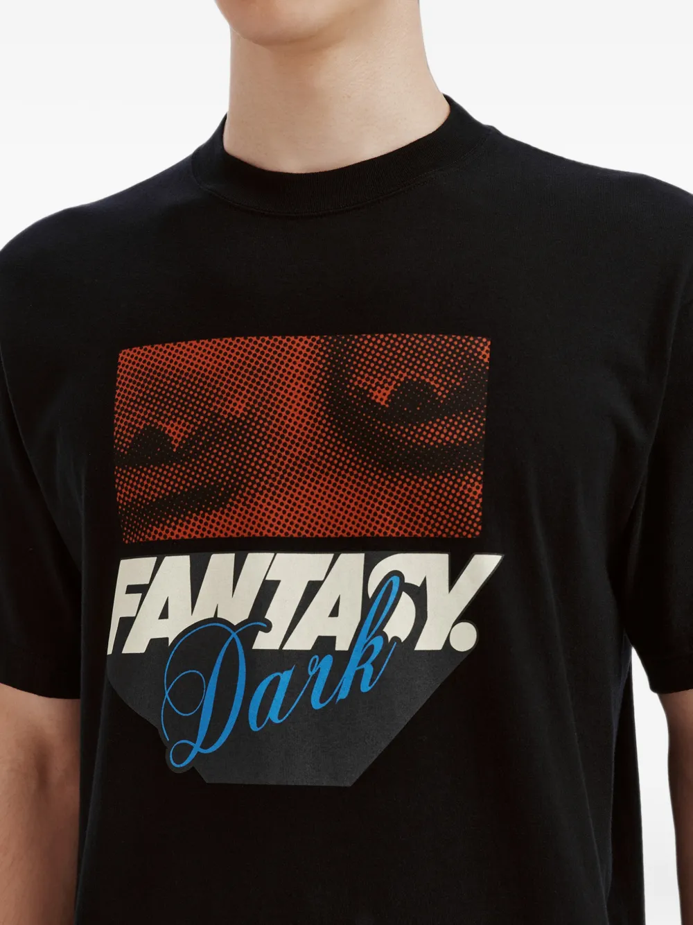 Undercover graphic-print T-shirt Zwart