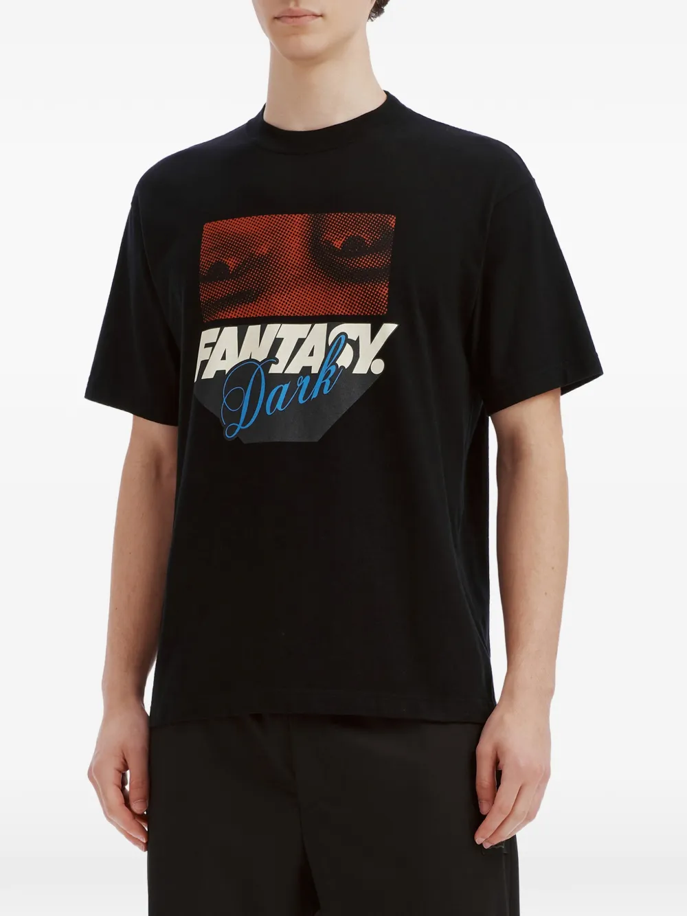 Undercover graphic-print T-shirt Zwart