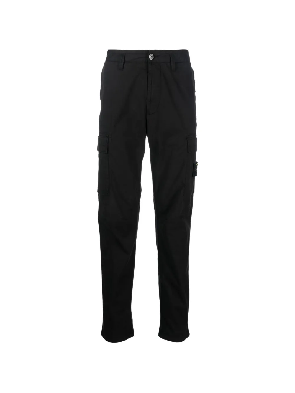 Stone Island 3100032 stretch organic-cotton twill 3100032 cargo pants Zwart