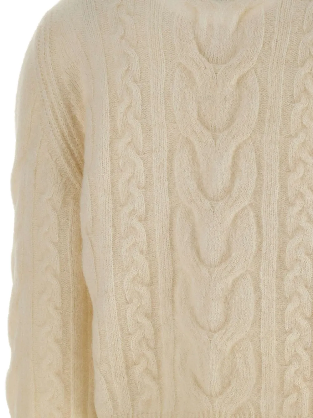 Laneus cable-knit sweater Beige