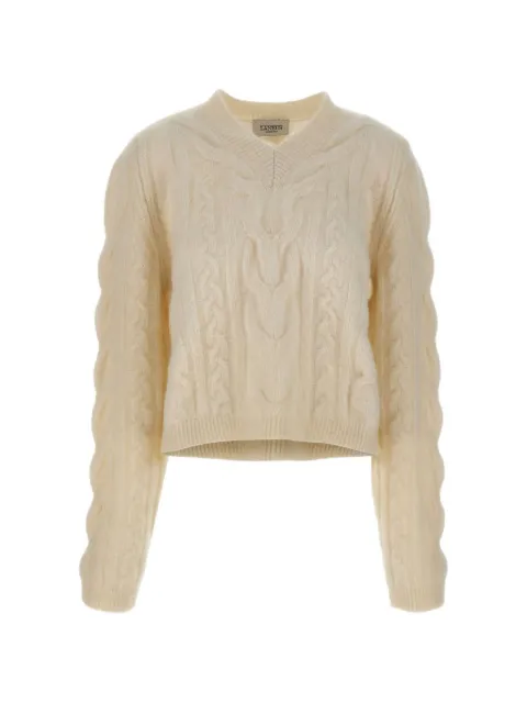 Laneus cable-knit sweater