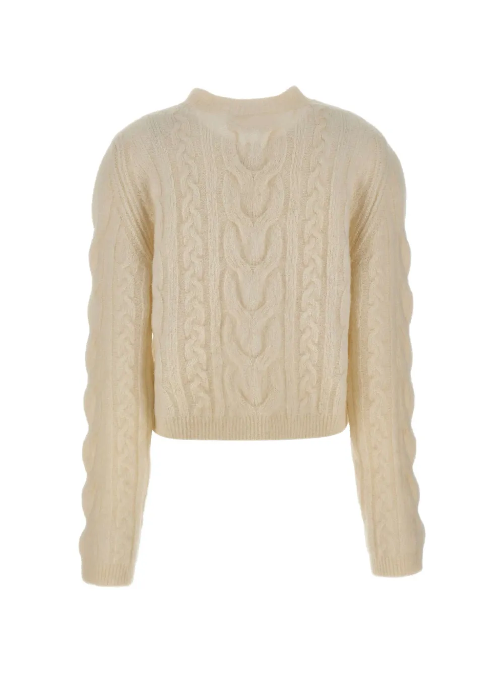 Laneus cable-knit sweater Beige