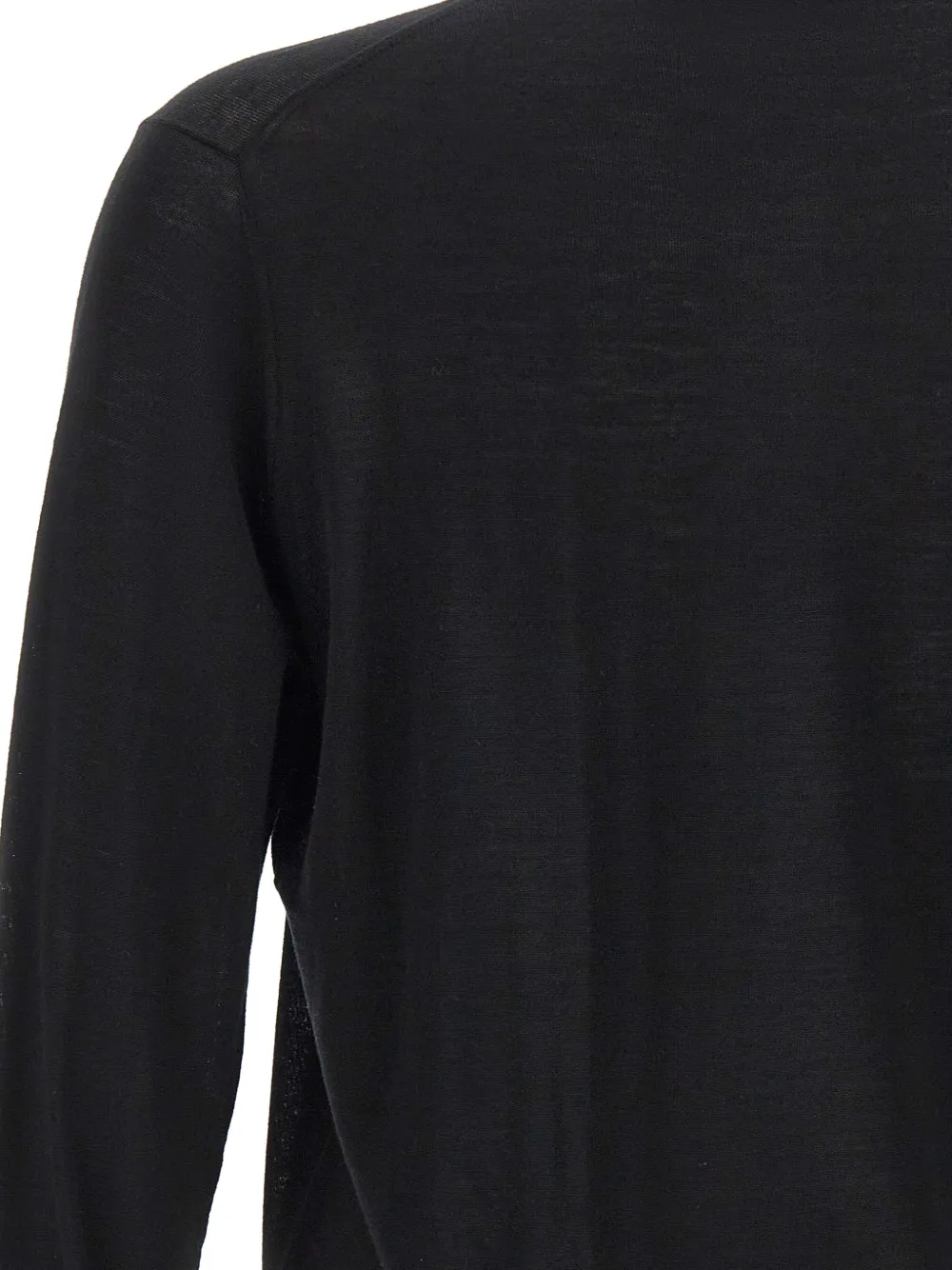 Kangra semi-mock neck sweater Zwart