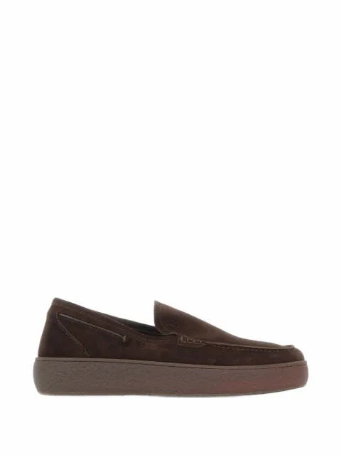 Fabi logo-embossed loafers