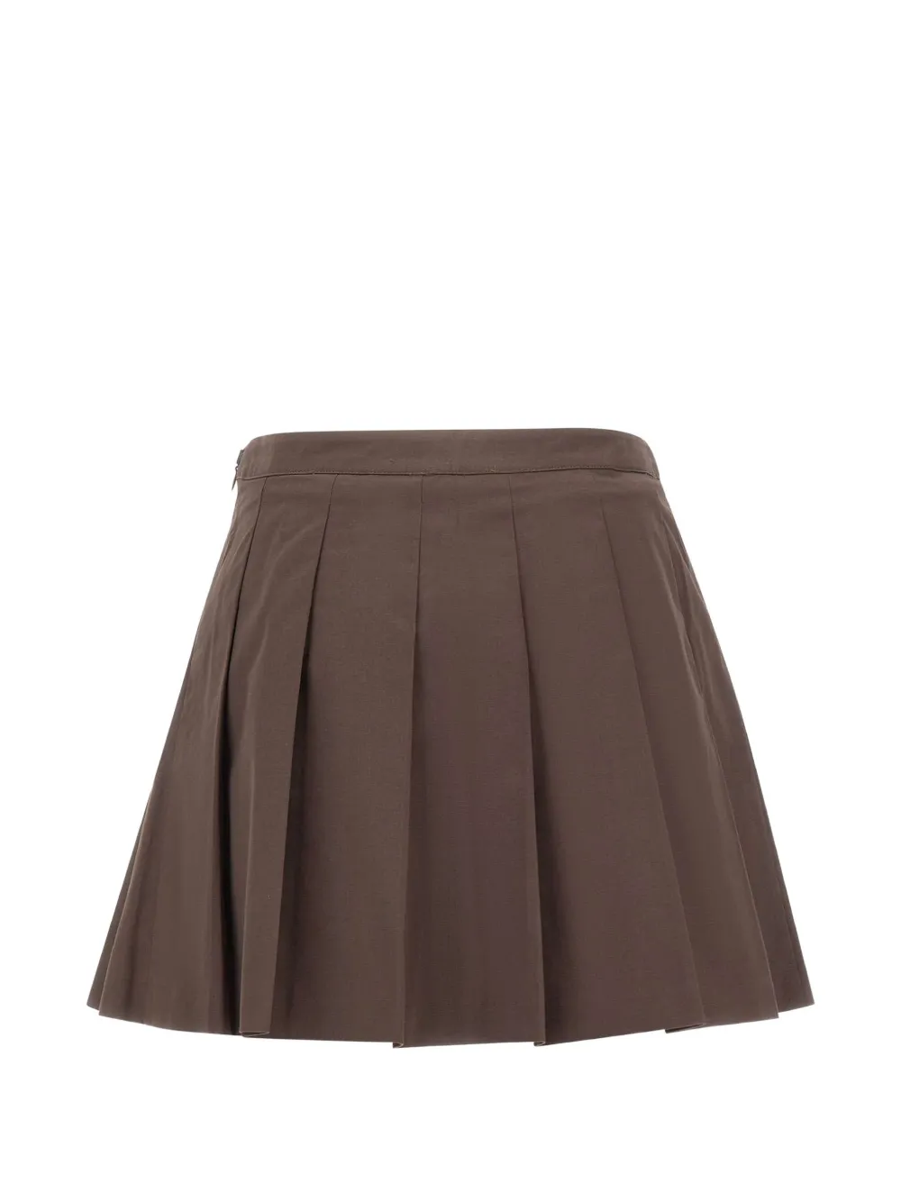 Sporty & Rich Anais pleated mini skirt Bruin