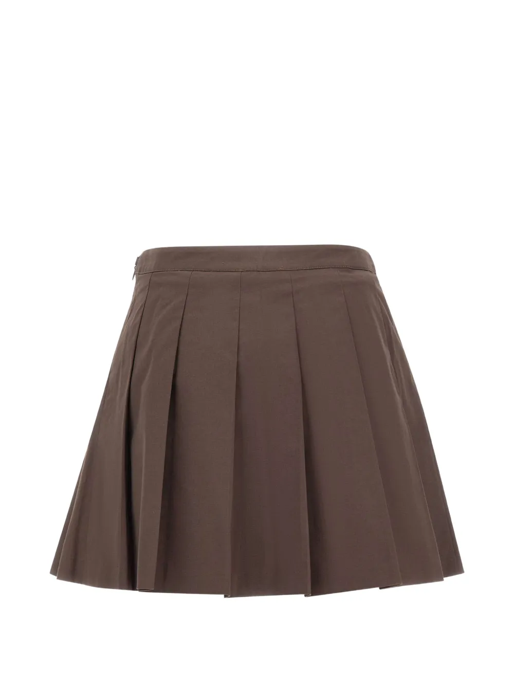 Sporty & Rich Anais pleated mini skirt Bruin