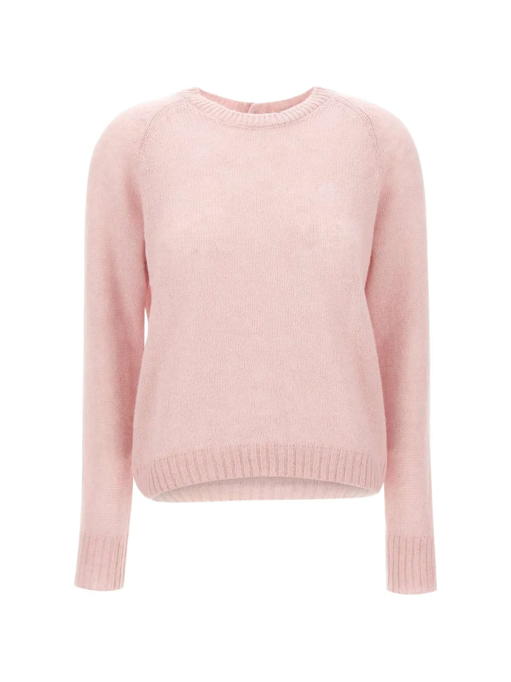 Gran Sasso button-back knitted sweater - Rosa