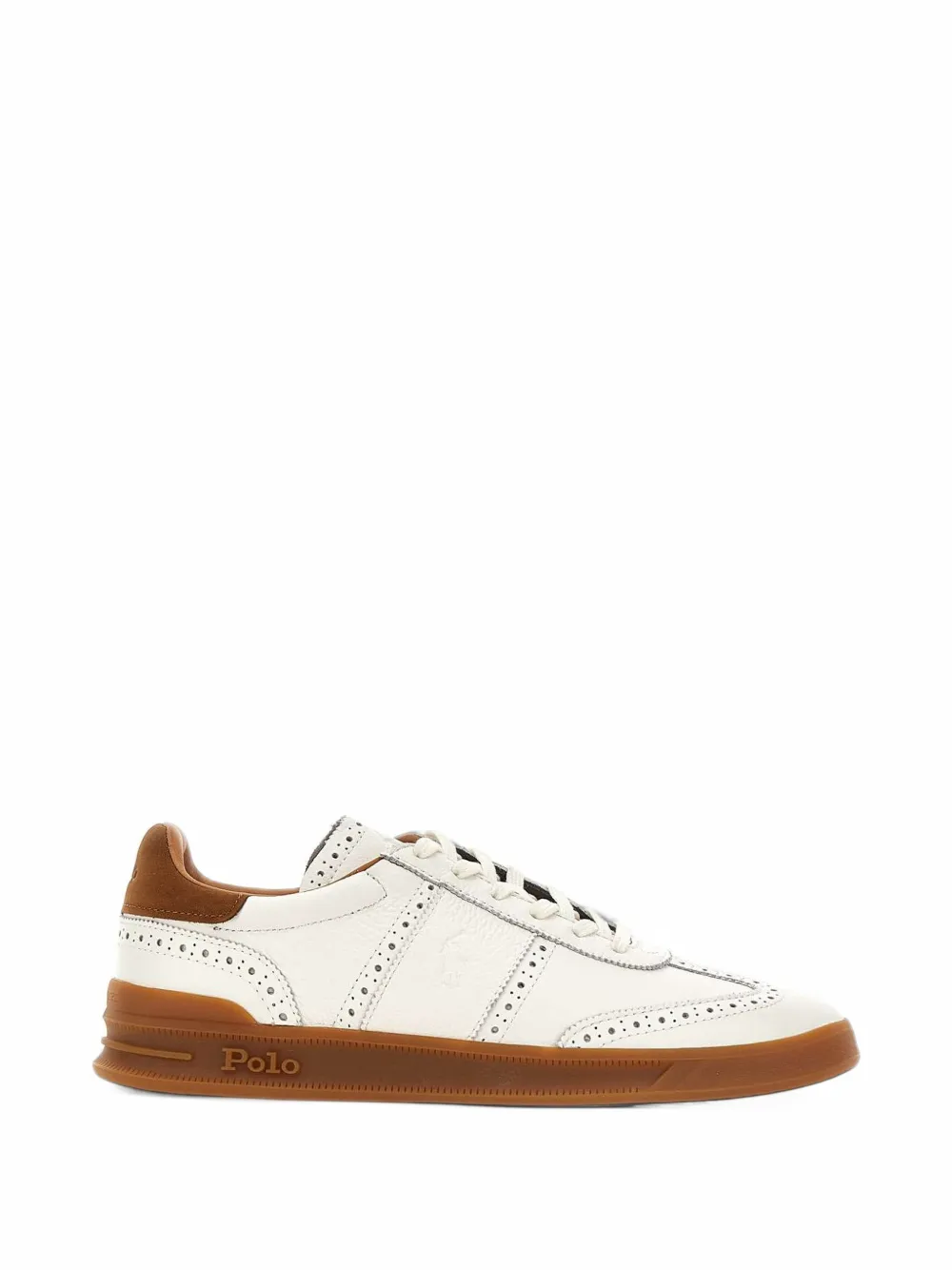 Polo Ralph Lauren Heritage Aera brogue sneakers - Bianco