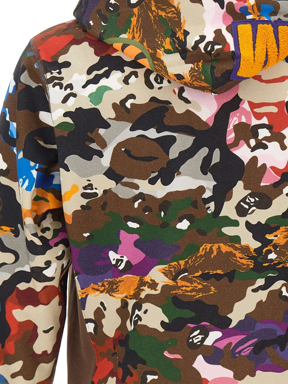 A BATHING APE camouflage-print Shark hoodie Bruin