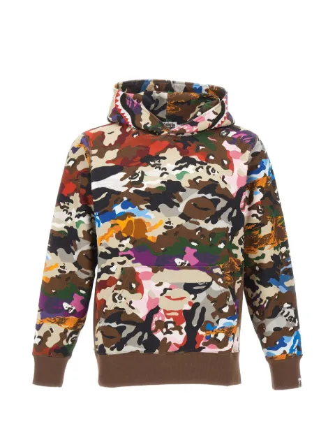 A BATHING APE® camouflage-print Shark hoodie