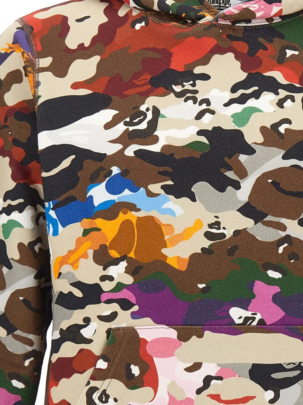 A BATHING APE camouflage-print Shark hoodie Bruin