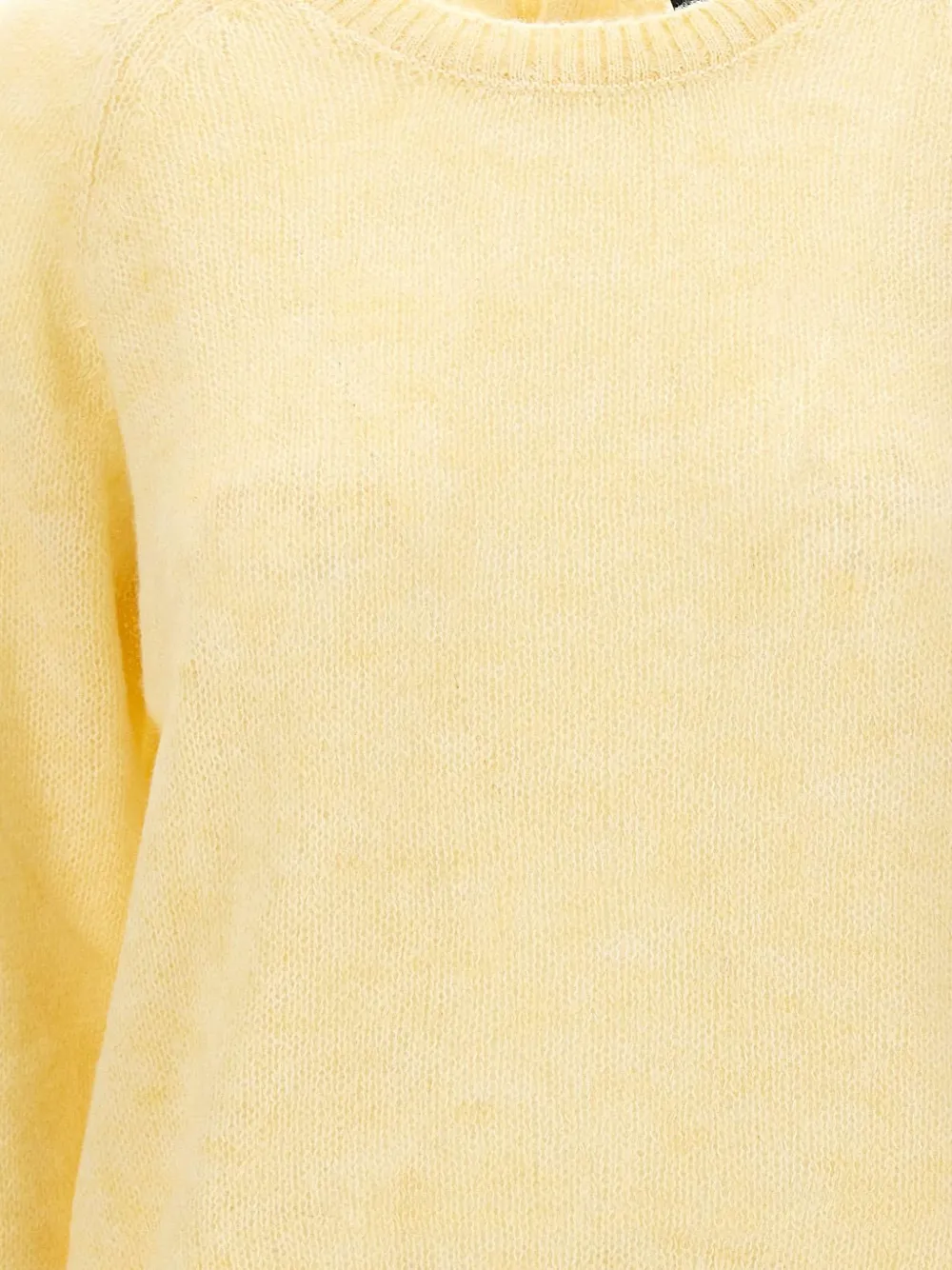 Gran Sasso button-back knitted sweater Geel