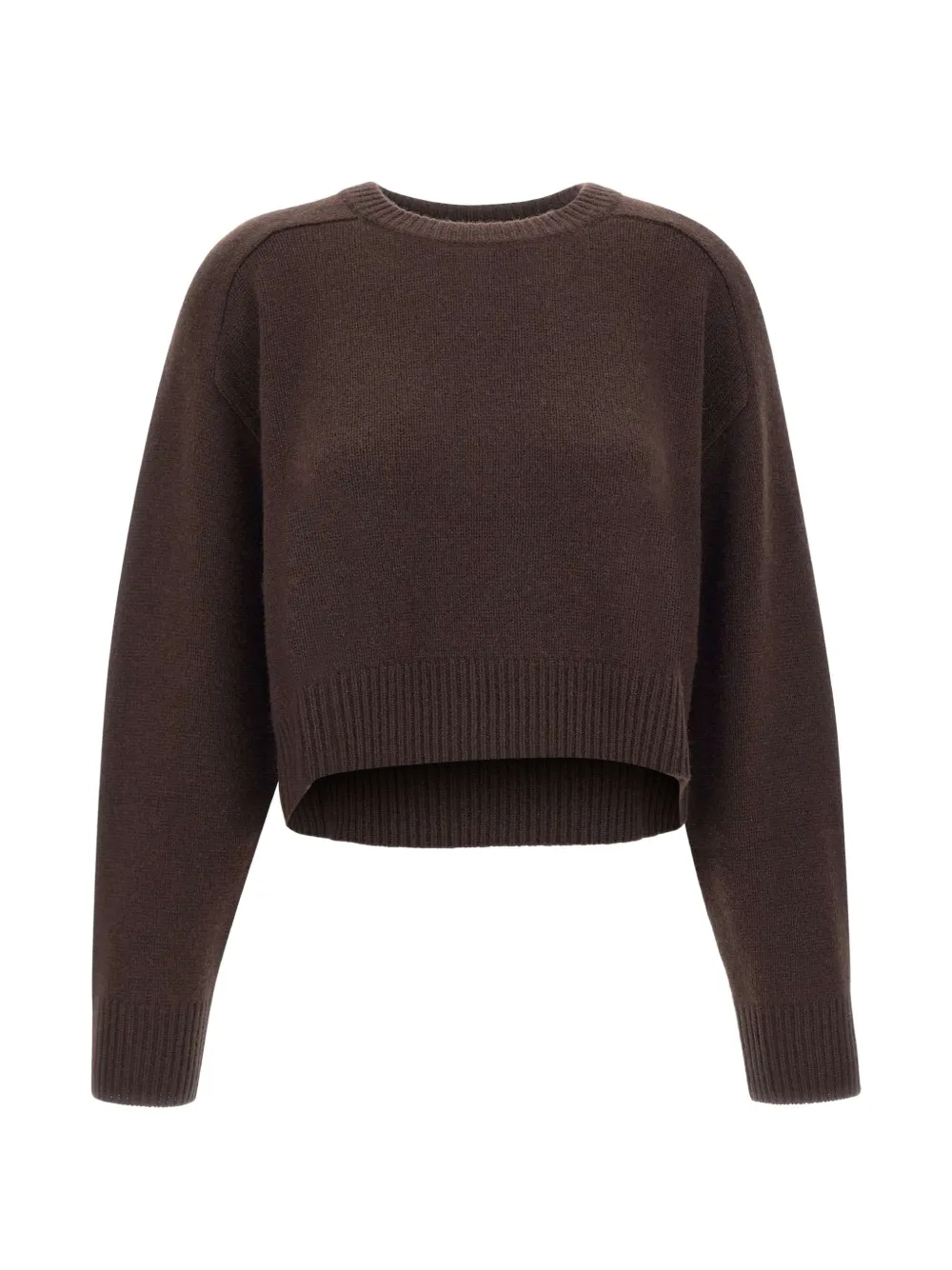 Soft Goat cropped crew-neck sweater Bruin