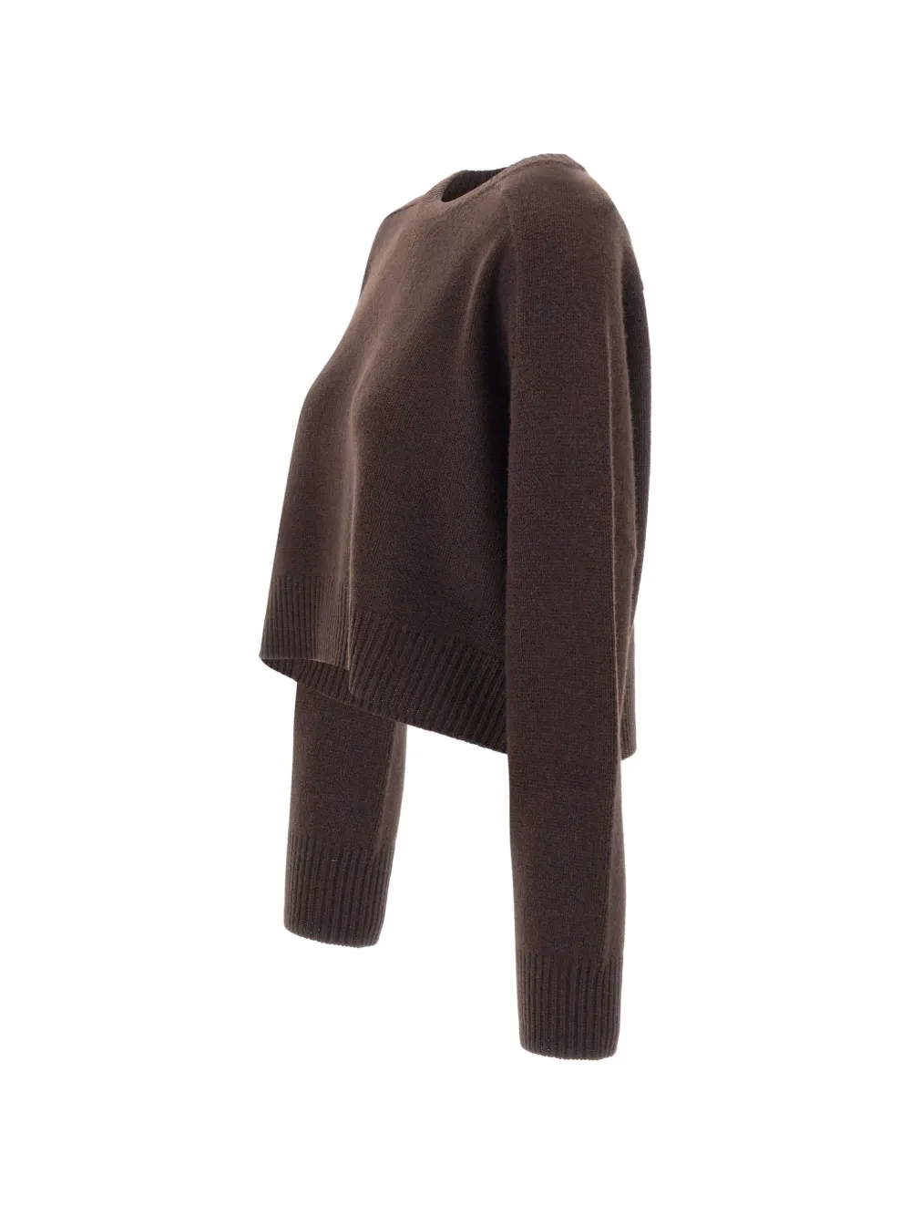 Soft Goat cropped crew-neck sweater Bruin