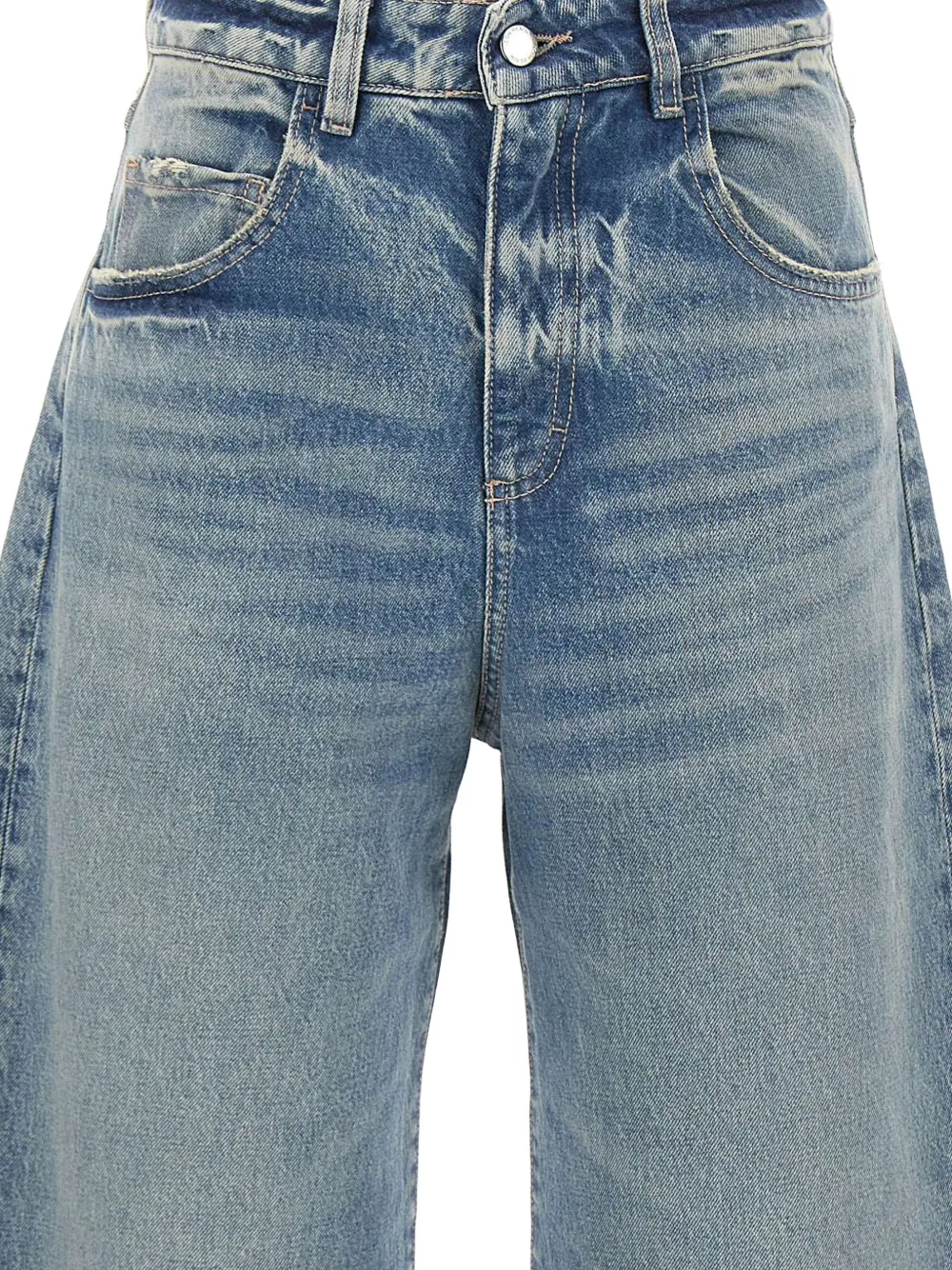 ICON DENIM Jeans met wijde pijpen Blauw